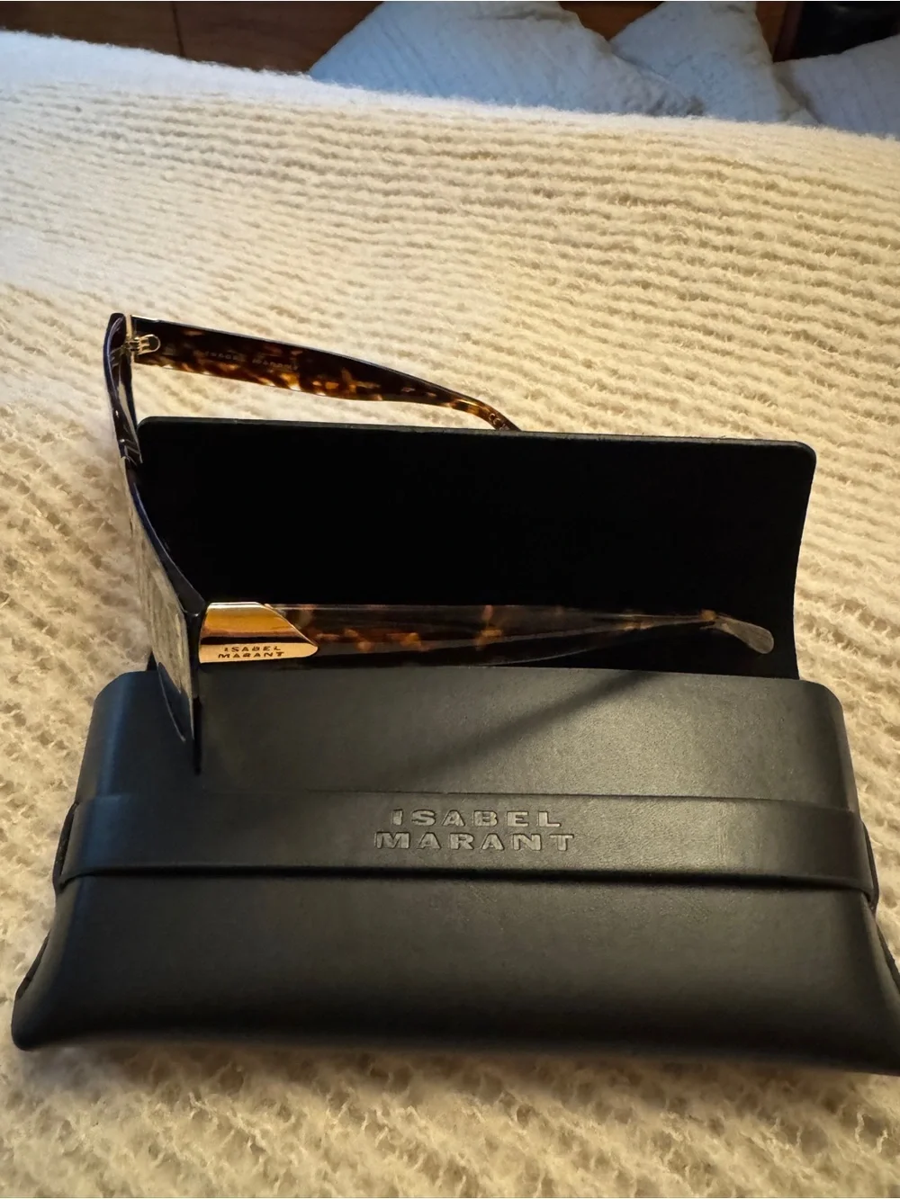 Isabel Marant Tortoiseshell Square Sunglasses - Brown/Black